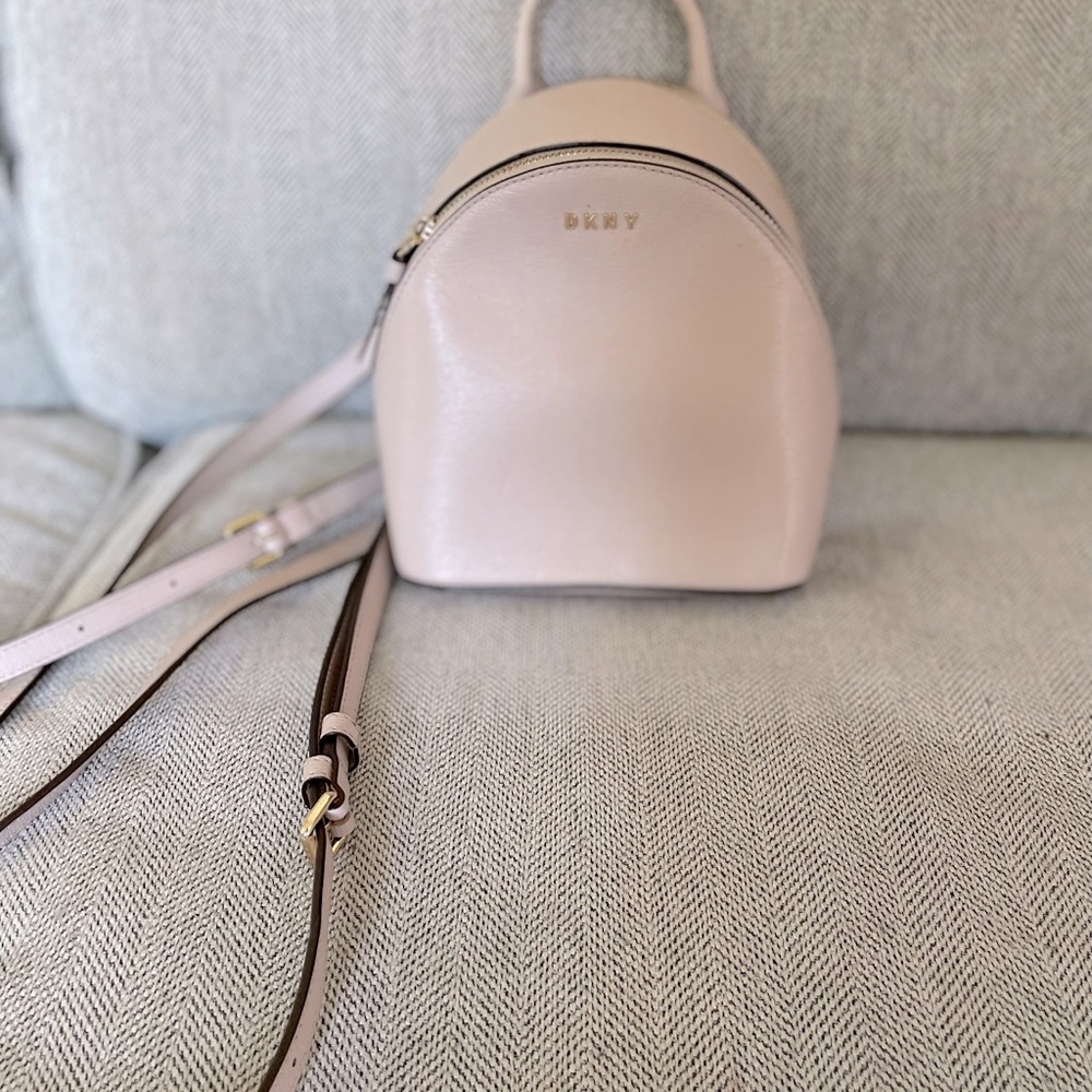 DKNY Leather Bryant Mini Backpack / Crossbody